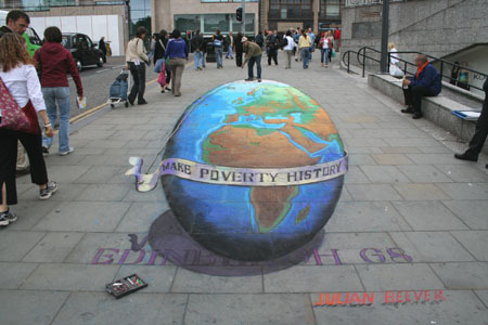 Julian Beever's pavement drawings - 