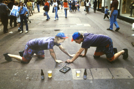 Julian Beever's pavement drawings - 