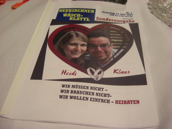 Hochzeit von Heidi & Klaus - 