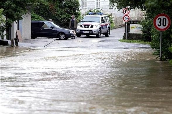 Hochwasser  Kremsmünster 23.-24.06.2009 - 