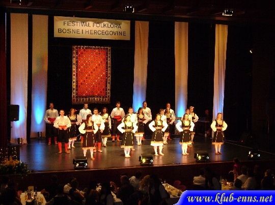 Folklorauftritt in Frankfurt am Main - 