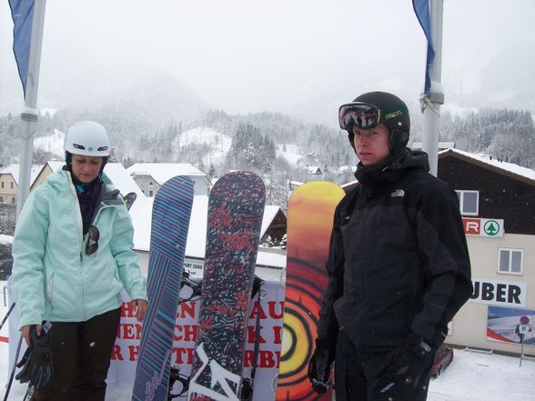 snowboarden Hinterstoder 2009 - 