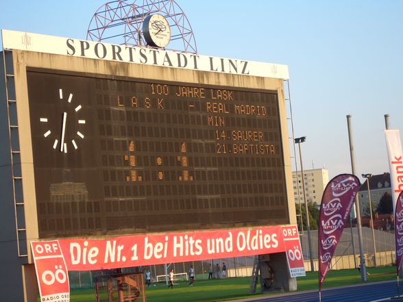 Lask Linz - Real Madrid 27.08.2008 - 