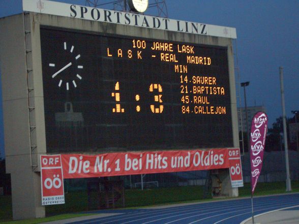 Lask Linz - Real Madrid 27.08.2008 - 