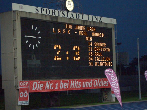 Lask Linz - Real Madrid 27.08.2008 - 