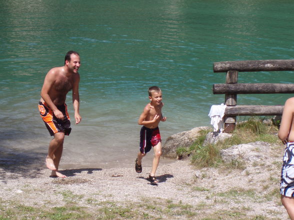 Am Badesee mit meinen 3 Cousins - 