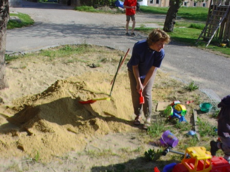 Sandkastenfüllaktion; 21. April 200 - 