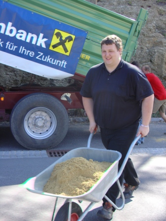 Sandkastenfüllaktion; 21. April 200 - 