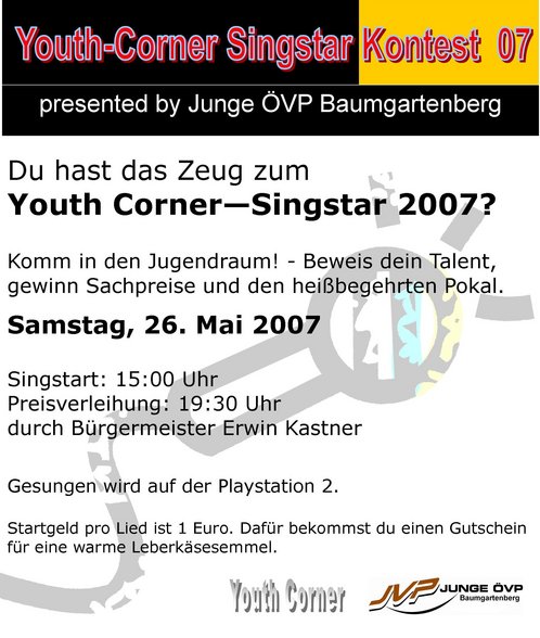 Youth-Corner Singstar Kontest 2007 - 