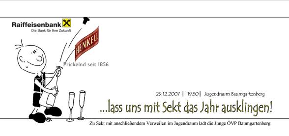 .lass uns mit Sekt  das Jahr ausklingen! - 