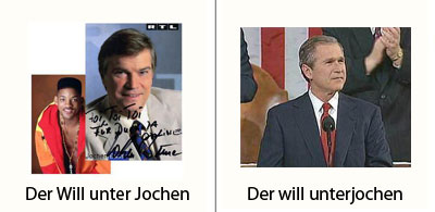 Achtung Verwechslungsgefahr - 