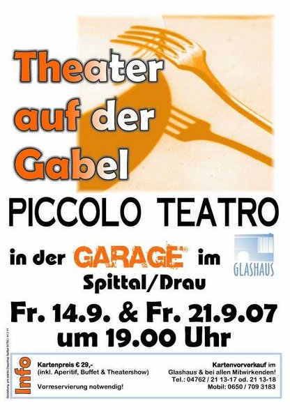 Theater auf der Gabel @ 14.9 & 21.9 - 