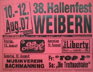 38. HALLENFEST WEIBERN - 