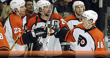 Philadelphia Flyers + Peter Forsberg - 