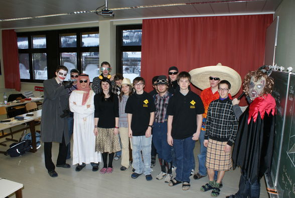 Fasching in der 4AHWIM - 