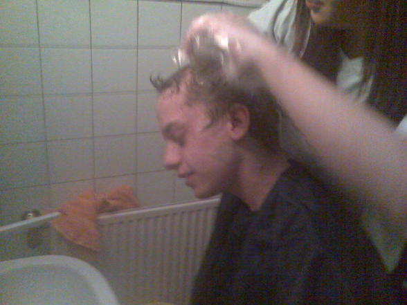 Knut was färbing his/her hairs - 