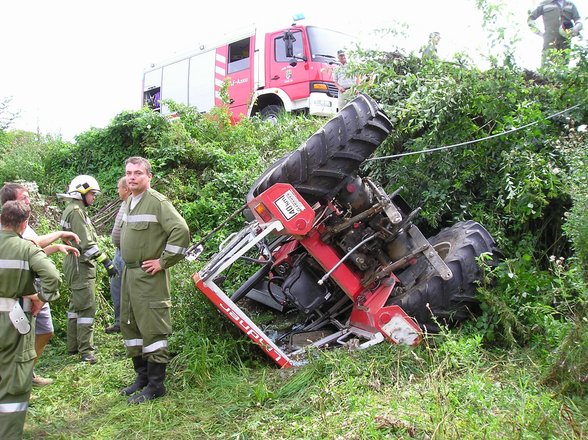 Traktorabsturz 14.08.2007 - 