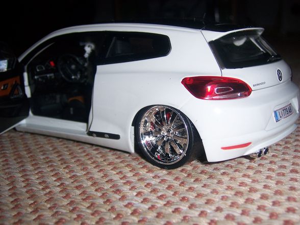 Modellautos Touran vs. Scirocco - 