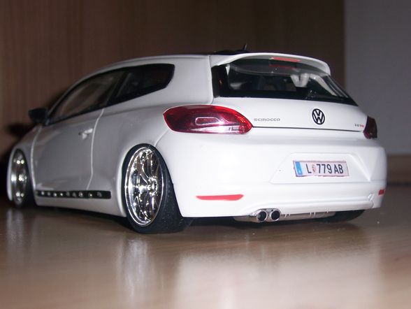 Modellautos Touran vs. Scirocco - 