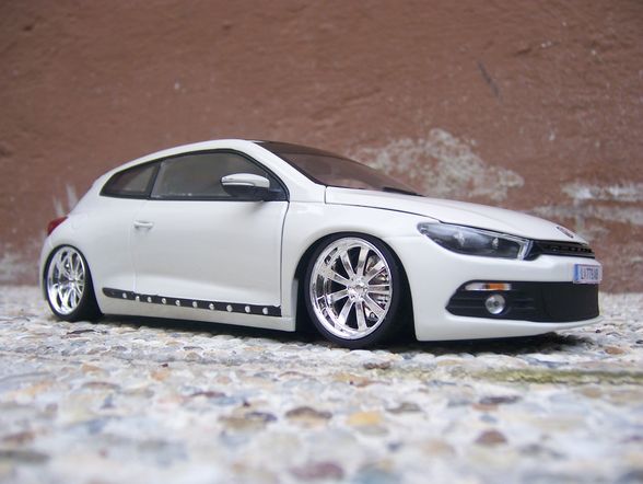 Modellautos Touran vs. Scirocco - 