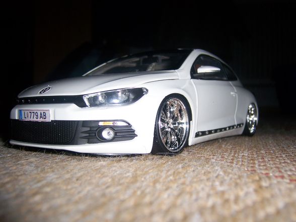 Modellautos Touran vs. Scirocco - 