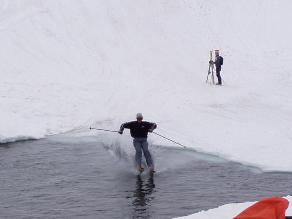 Ich beim Skifahren - 