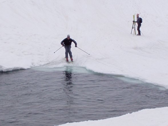 Ich beim Skifahren - 