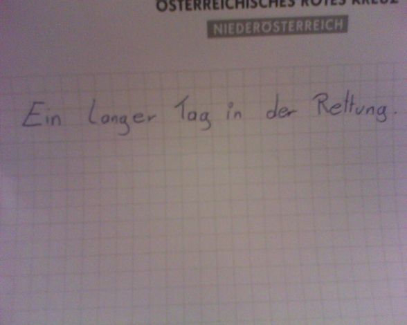 Der tag so lang..... - 