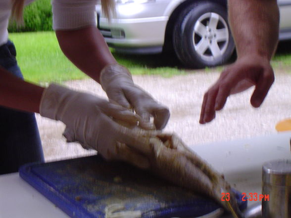 Fisch grillen im Aug.08 - 