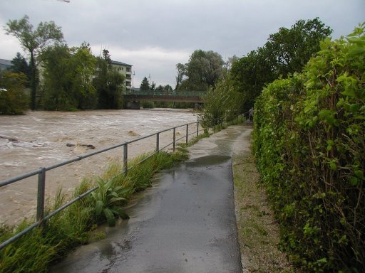 Hochwasser bei men Onkel - 