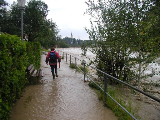 Hochwasser bei men Onkel - 