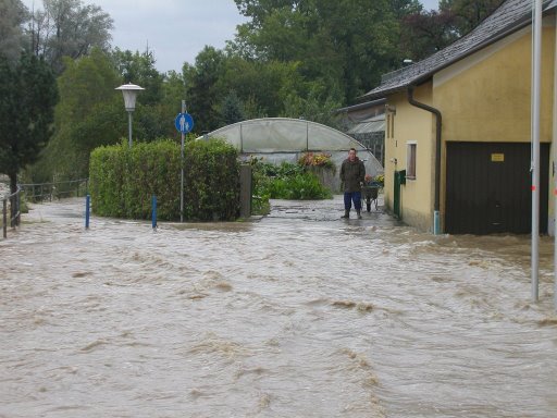 Hochwasser bei men Onkel - 