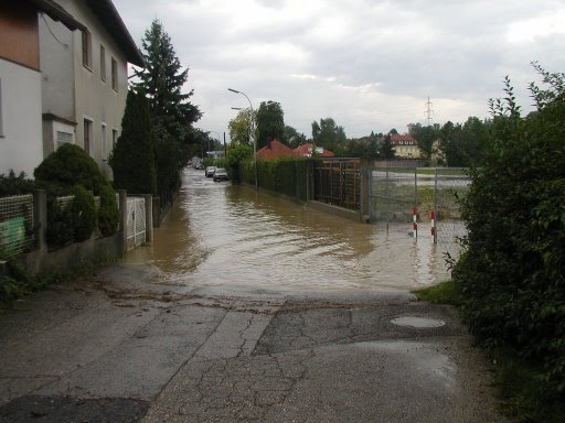 Hochwasser bei men Onkel - 