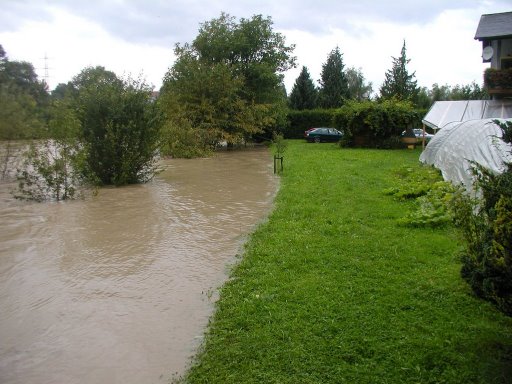 Hochwasser bei men Onkel - 