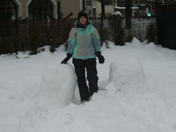 Schneemann bauen - 