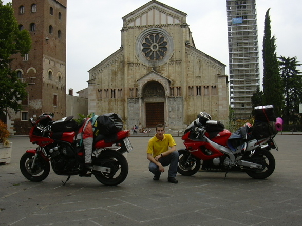 Italien, Frankreich Motorrad - 