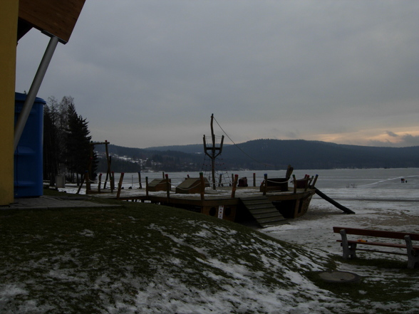 Moldaustausee winter - 