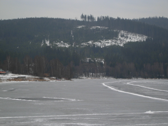 Moldaustausee winter - 