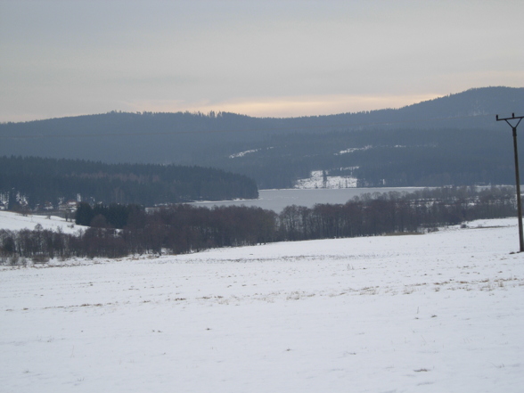 Moldaustausee winter - 