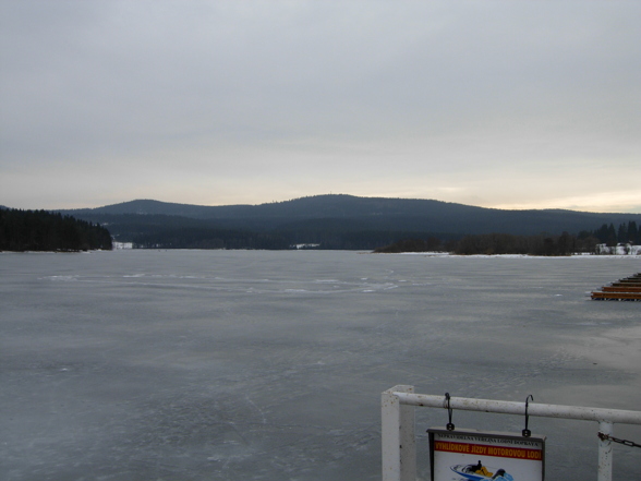 Moldaustausee winter - 