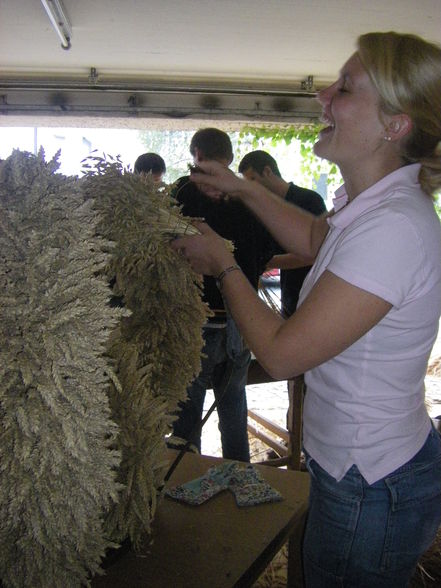 Erntekrone binden 2009 - 