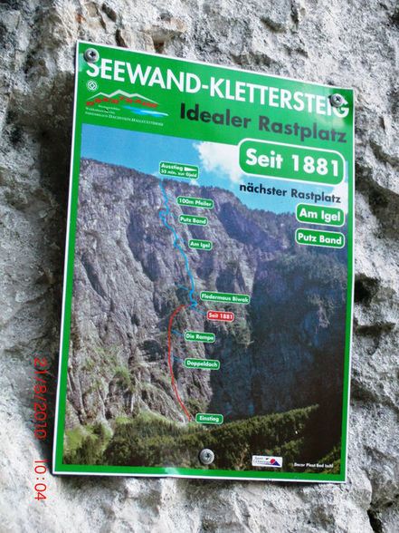 Seewand Klettersteig D/E 800m - 