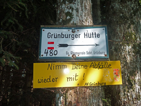 Grünburgerhütte - Hoher Buchberg 1273m - 