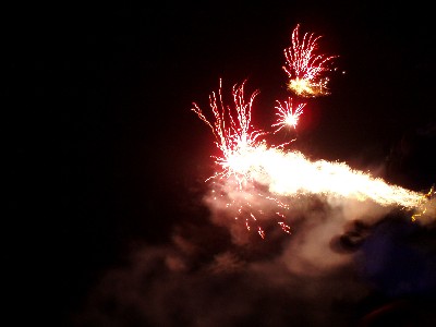 Feuerwerk UrfahranerMarkt und REFI Mensa - 