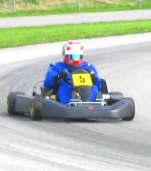 Ich beim  Kart fahren - 