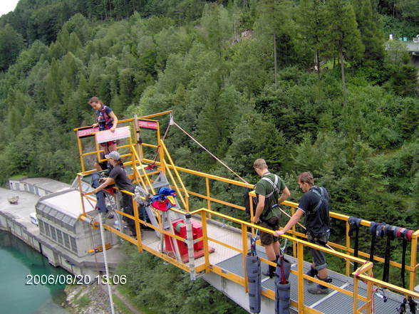 Bungee-Jumpen in Klaus vom Staudamm - 