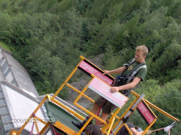 Bungee-Jumpen in Klaus vom Staudamm - 