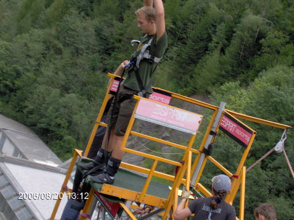 Bungee-Jumpen in Klaus vom Staudamm - 