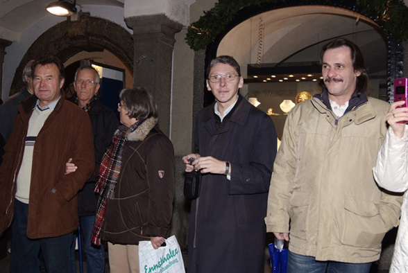 Perchtenlauf am Steyrer Stadtplatz,30.11 - 