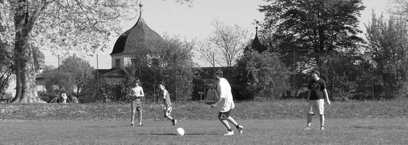 ein netter kleiner Fußballnachmitt - 